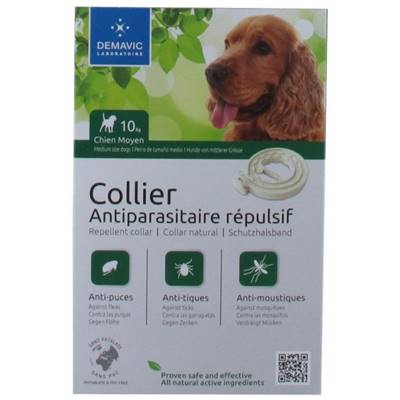 DEMAVIC Collier insectifuge chien moyen