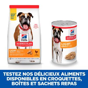 Hill's Science Plan Chien Adult light Poulet Boite 370g