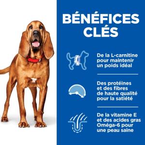 HILL'S SCIENCE PLAN croquettes pour Chien Adulte Mature 7+ Light au Poulet 12kg