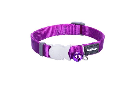 COLLIER POUR CHATS UNIS 12mm x 20-32cm VIOLET