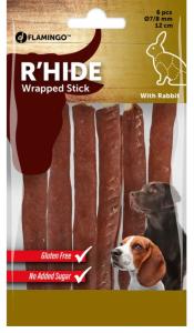 FRIANDISES R'HIDE BÂTON BLANC AVEC LAPIN 12CM 12GR / 6 PCS 70GR