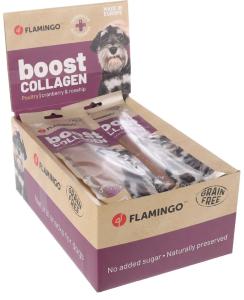 FRIANDISES BOOST LANIÈRES AVEC POULET & COLLAGÈNE 60G