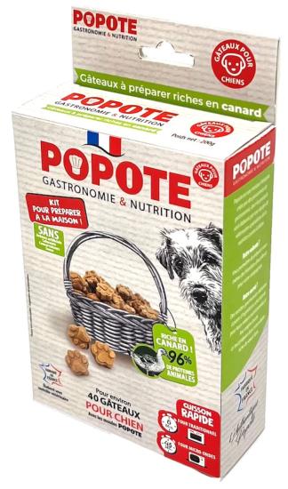 KIT FRIANDISES POPOTE CHIEN CANARD 200 GR