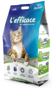 LITIERE BENTONITE "L'EFFICACE" 4KG