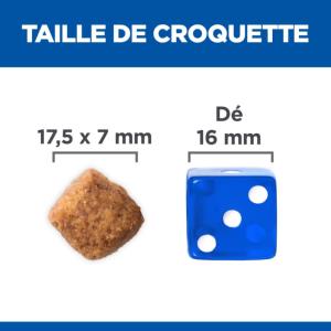 Hill's Science Plan Mature Adult croquettes pour grand chien âgé au poulet 18kg