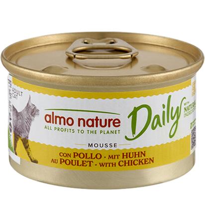 DAILY G.FREE MOUSSE POULET 85G