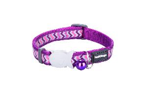 COLLIER POUR CHATS REFLEC ZIGGY 12mm x 20-32cm VIOLET