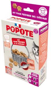 KIT FRIANDISES POPOTE CHAT SAUMON 200 GR