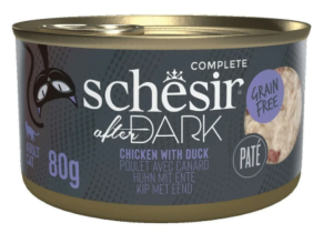 SCHESIR Chat After Dark - Poulet & canard - 80g