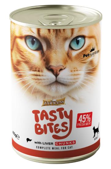 PRINCESS TASTY BITES FOIE CHAT 405G