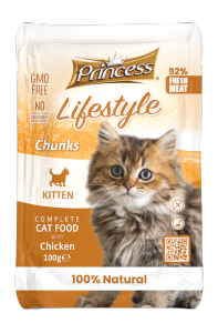 PRINCESSE LIFESTYLE POUCHES KITTEN POULET 100G (CHATON POULET)