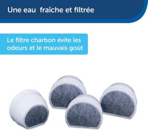 PETSAFE FILTRES CHARBON ACTIF FONTAINES