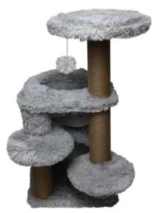 ARBRE A CHAT ORLANDO 65x60x84cm GRIS