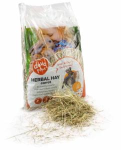 Foin  base d'herbes et carotte 500GR