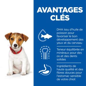 Hill's Science Plan Puppy Small & Mini croquettes pour chiot de petite taille au poulet 1,5kg