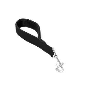 Nylon Laisse Courte Double 30cm/25mm noire