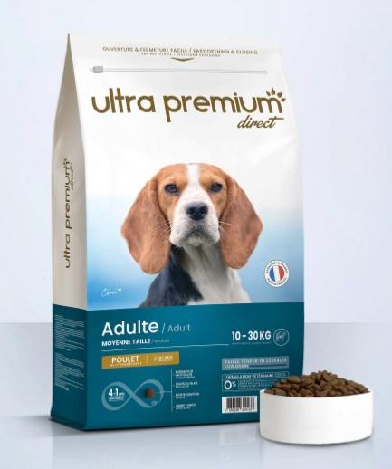 ULTRA PREMIUM CHIEN ADUTE DE TAILLE MOYENNE 12 KG