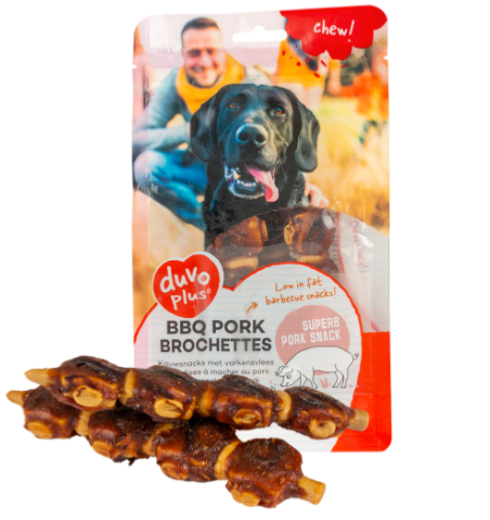 chew! BBQ brochettes de porc 14cm - 6pcs / 300g