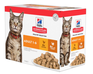 Hill's Science Plan Adult repas pour chat poulet et dinde 85g multipack de 12