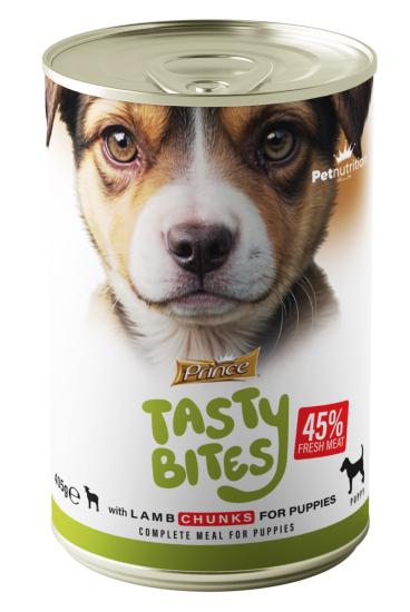 PRINCE TASTY BITES AGNEAU CHIOT 405G