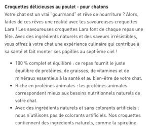 LARA JUNIOR POULET 1.9KG