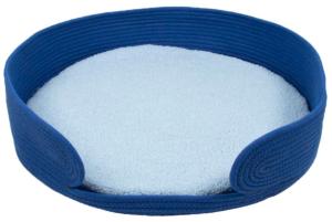 COUSSIN CHAT COOCKOO LAZY LOUNGE BLEU 55CM