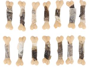 FRIANDISES HAPKI OS DE CALCIUM AVEC PEAU DE POISSON 85GR