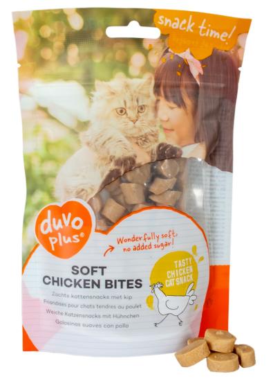 DUVO FRIANDISES TENDRES CHAT POULET 50G