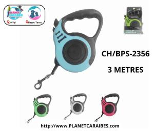 LAISSE CHIEN RETRACTABLE 3 METRES