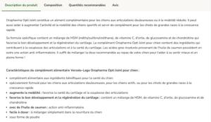 OROPHARMA OPTI JOINT 700g