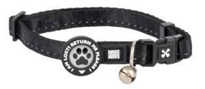 COLLIER CHAT+ ID MATRIX 2.0 NOIR 22-35CM