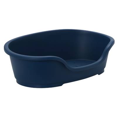 Lit chien plastique 60cm BLUE BERRY - BLEU FONCE