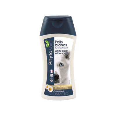SHAMP.POILS BLANCS CHIEN 250ML