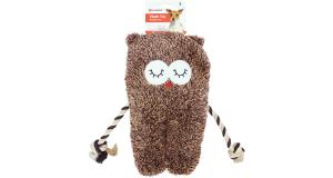 BONNY PELUCHE HIBOU SMALL BRUN 34CM