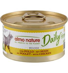 DAILY G.FREE MOUSSE POULET 85G