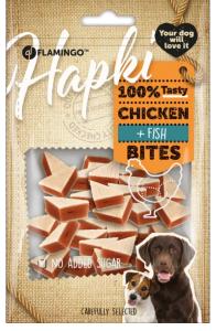 FRIANDISES HAPKI PETITS BLOCS AVEC POULET & POISSON 85G