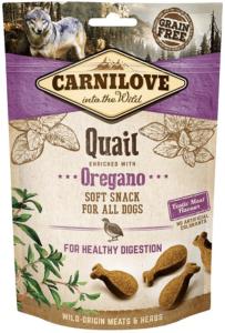 CARNILOVE - SNACK DOG -SEMI MOIST QUAIL (CAILLE) ENRICHED OREGANO (ORIGAN) - 200GR