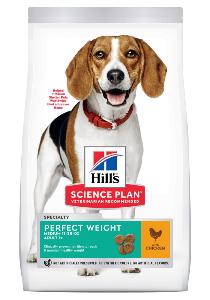 HILL'S SCIENCE PLAN croquettes pour Chien Adulte Medium Perfect Weight au Poulet 2kg