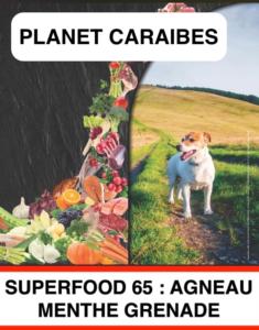 SUPERFOOD 65 : AGNEAU MENTHE GRENADE 12KG