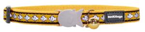 COLLIER POUR CHATS REFLEC ZIGGY 12mm x 20-32cm FISH YELLOW