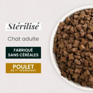 ULTRA PREMIUM SANS CEREALES CHAT ADULTE STERILISE 3 KG