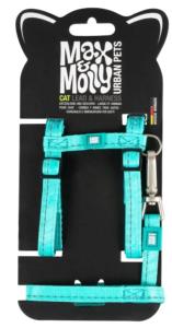 HARNAIS + LAISSE CHAT MATRIX 2.0 TURQUOISE